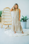Ethically made Artisan crafted  Zoe dress with hand needle work