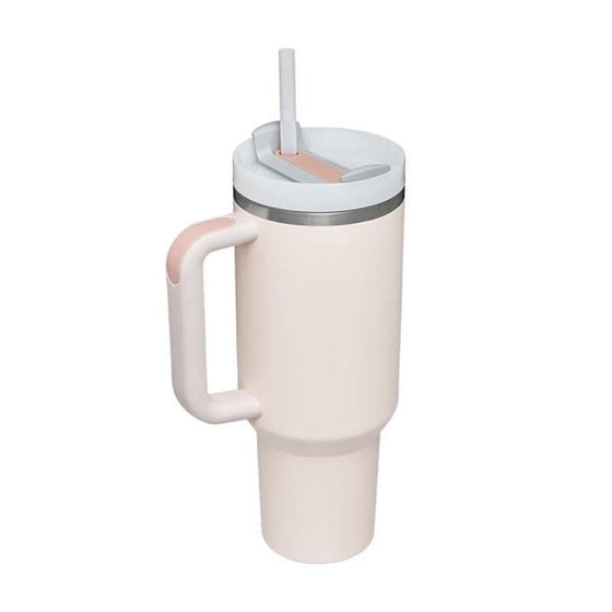 Stanley style quencher stainless steel tumbler