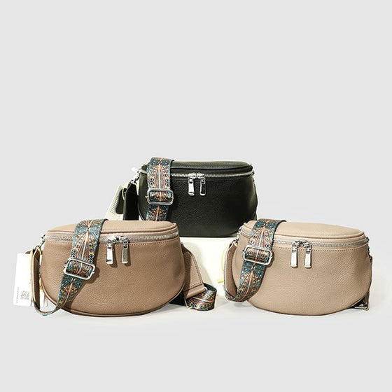 Leather Coco crossbody Bags with boho straps 127