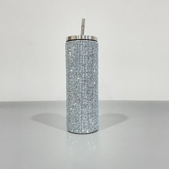 HOT20 oz bling Skinny  tumblers with straw