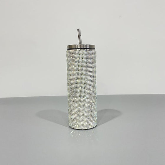 HOT20 oz bling Skinny  tumblers with straw