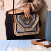 PRE ORDER Allura Black gold boho jute  bag 138